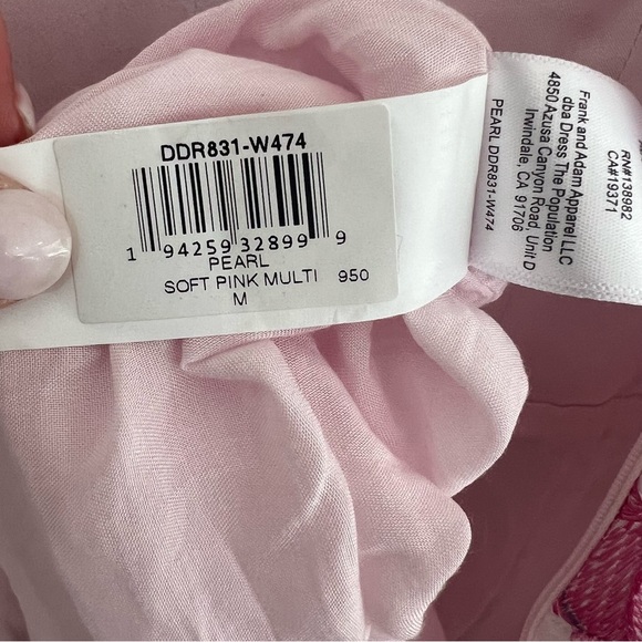 Dress the Population Pearl floral cotton Dress size medium NEW - Picture 9 of 10